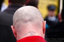 National Front supporter on a St Georges Day parade in Eltham, London 19th April 2008.