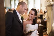 September News Shift - Happy couple Tom Baker and Natalie Hughes chose Saint Bartholomews their small village church to get married in because it is underused and threatened with closure.
7 September 2013
Image © Paul David Drabble
www.pauldaviddrabble.co.uk