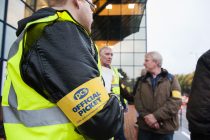 October Agency Shoot - PCS union members picket the DWP shared Services in Sheffield during a walk out to protest against job losses through "Off Shoring"
25 October 2013
Image © Paul David Drabble
www.pauldaviddrabble.co.uk