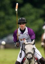 Prince William, Duke of Cambridge takes part in The Jerudong Park Trophy at Cirencester Park Polo Club in Cirencester