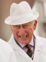 Prince Charles, Prince of Wales visits the production line at Abergavenny Fine Foods in Blaenavon, Wales.