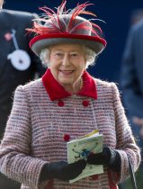 Queen Elizabeth II attends the Ascot QIPCO British Champions Day at Ascot Racecourse.