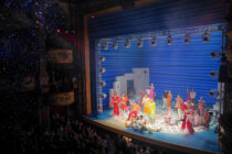 Cast members perform during the curtain call for Mamma Mia, as the musical celebrates 25 years, at the Novello Theatre in London, Britain, April 6, 2024.

Maja Smiejkowska/Reuters