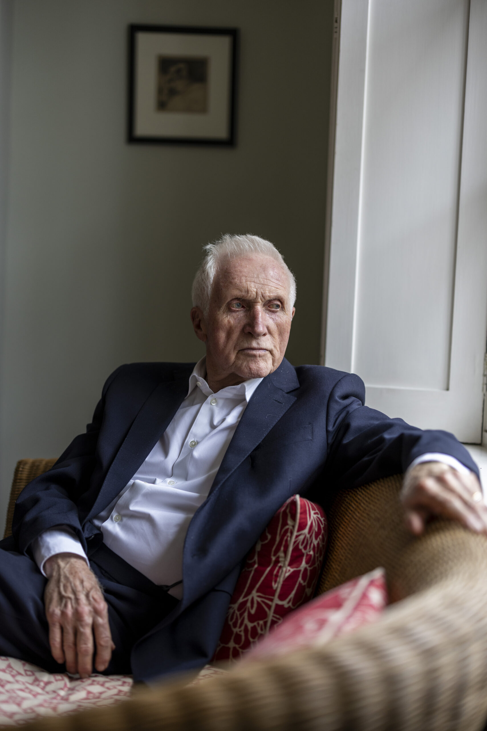 MayKa0009508 . Daily Telegraph

Journalist and Broadcaster David Dimbleby photographed at home in London

7 June  2024