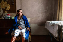 POKROVSK, UKRAINE - OCTOBER 15: Natasha, 63
sits on her chair in the early afternoon light of their small room, gathering strength for the rest of the day in Pokrovsk, Donetsk Region, Ukraine on October 15, 2024. In a small, crumbling house on the outskirts of Pokrovsk in the Donetsk region, a family clings to survival. The couple, who once lived a quiet life on a smallholding they built with their own hands, now battle immense hardship. In 2017, they were forced to flee their home in occupied territory, leaving behind everything they had worked for. Even Natasha’s passport was lost. She has been unable to get another as the land she was born on, Ukrainian land, is now occupied. This leaves her without any government assistance. When the couple arrived in Pokrovsk, Ukrainian soldiers allocated them an old, rundown house. It is shelter, but far from the life they once knew. Now disabled, Natasha is cared for by her husband, as war creeps closer once again.