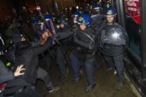 26.03.21. ‘Kill The Bill' Protest In Bristol.

Riot police and protesters clash as officers begin to disperse the crowd during a 'Kill The Bill' protest in Bristol tonight. 
 
A similar protest, in opposition to a new Police, Crime, Sentencing and Court Bill, turned violent last week as demonstrators clashed with police and set a police van on fire.