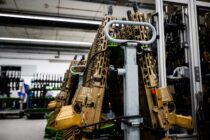 OBERNDORF AM NECKAR, GERMANY - APRIL 20: Weapons at the end of the production stage are stacked on a rack awaiting delivery to the client at the Heckler and Koch factory on April, 20, 2026 in Oberndorf am Neckar, Germany. Engineers and assembly staff work through production lines at Heckler & Koch as the firm scales up operations to meet a surge in orders linked to Germany’s military rearmament. The manufacturer is expanding capacity while managing a growing backlog of existing contracts, underscoring the pressure on Europe’s defence industry amid shifting security priorities.