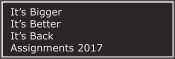 Assignments 2017 Launch
