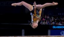 Georgina Hockenhull of Wales competes in the Women's Beam final on Day 9 of the Glasgow 2014 Commonwealth Games.