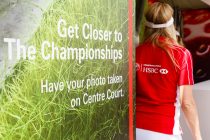 HSBC at the Wimbledon Championship 2014.