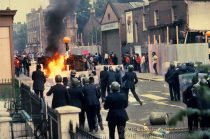 Railton Road, Brixton - the Frontline. Rioting overwhelmed police after a man was stabbed during the deliberately oppressive Swamp 81 operation targetting black youth.