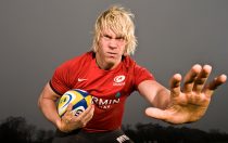 Picture by Daniel Hambury. .18/01/12.Saracens and England lock, Mouritz Botha..