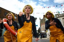 Deal Festival of Music’s street theatre. The Galloping Cuckoos Picture: Matt Bristow