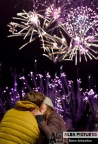Pictured: Revellers chilling at the silent disco during the Scottish capital's hogmanay celebrations.
100,000 revellers were expected to pack into the centre of Edinburgh for the Hogmanay street party to bring in the New Year.
(c) Dave Johnston