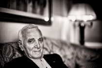 Portraits of Armenian singer Charles Aznavour in his suite at the Ritz Carlton Hotel in New York, NY, USA, ahead of an event by the Fund For Armenian Relief (FAR); 20 Years Of Armenian Independence Honoring Mr Aznavour. May 20, 2011. Photo: Edmond Terakopian