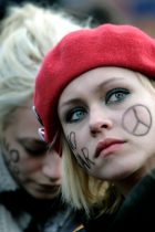 Stop The War Coalition's anti war rally. Trafalgar Square. Photo: Edmond Terakopian