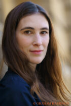 Children’s author Katherine Rundell outside the Sheldonian Theatre, Oxford, during the FT Weekend Oxford Literary Festival, 26 March 2022. Photo © Graham Harrison