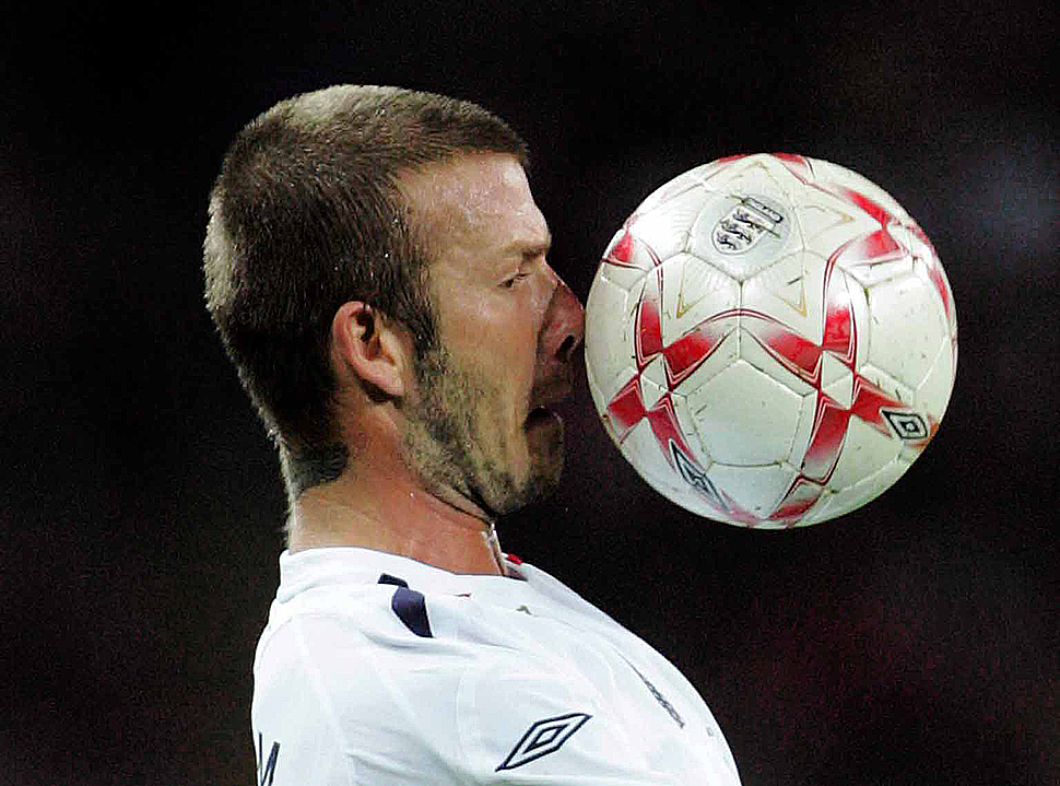 DAVID BECKHAM. ( ENGLAND AND LA GALAXY ). INTERNATIONAL FRIENDLY. ENGLAND v GERMANY. AT WEMBLEY . 22/08/2007. Photo by Kieran Galvin / Colorsport