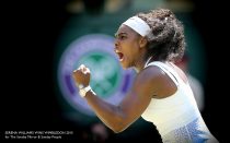 Serena Williams plays Garbine Muguruza in the Wimbledon 2015 Women's Singles final on Saturday, July 11 at 2pm