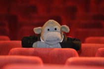 PG tips Monkey in Prince Charles Cinema, Leicester Square, for the premiere of the PG tips and Rainforest Alliance movie in which he stars.