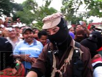 Zapatista rebel leader Subcomandante Marcos