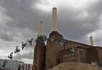 LONDON ENGLAND. 13/08/2010.  in action during a training session for the London stage of The Red Bull X-Fighters freestlye Motorcycle Cross Tournament held at Battersea Power Station, Battersea, London, England: Mandatory credit: Mitchell Gunn