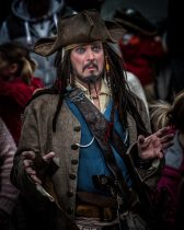 11/05/2014 Captain Jack Sparrow. Plymouth  Barbican pirat weekend.