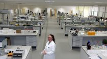 Melbourne Scientific of Royston move to new premises and expand their workforce after a fantasdtic period of growth. The new open plan lab probably the biggest in the uk. Scientist Paula Oxley in the foregroundPicture Doug Blanks