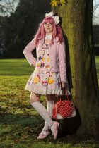 © Licensed to Caters News Agency. 16/12/2014 London, UK. Nineteen year old Nottingham student Sophia Pettersen-Janes who dresses as a doll. Photo credit : Simon Jacobs/Caters