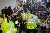 Police clash with angry students at Millbank while protesting against tuition fees