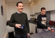 George on the campaign trail.