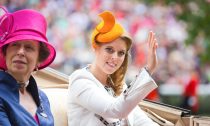 19th June 2014 AscotUK
Britain's Queen Elizabeth accompanied by Prince Philip and Prince Harry arrive at Royal Ascot for Ladies Day.
Princess Beatrice
Photograph by Michael Dunlea.