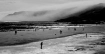 © Tony Bartholomew 07802 400651
mail@bartpics.co.uk
01-03-2014
The scene on Scarborough's South Bay beach as early morning mist drifts down the cliffs towards Cayton Bay on the Yorkshire Coast and walkers enjoy the first real spring sunshine .