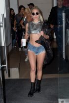 Lady Gaga pictured arriving at the Capital Radio Studios