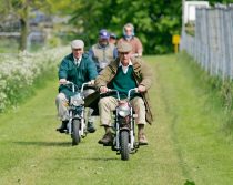 Prince Philip competing the Carriage event at the Royal Windsor Horse Show in 2005, the last year he competed..