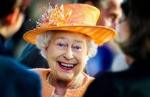 © Licensed to simonjacobs.com. 09/04/2014 Windsor, UK. HM The Queen attends an organ recital by Thomas Trotter at St George's Chapel, Windsor Castle as part of The Royal College of Organists 150th anniversary celebrations. Photo credit : Simon Jacobs