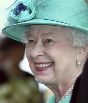 A regal smile from The Queen as ahe visits The Brockhole visitor centre in the Lake District. PICTURES by MILTON HAWORTH.