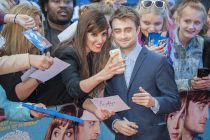 Daniel Radcliffe arrives at the UK premiere of his latest movie “What If” at the OdeonWest End, Leicester Square, London.