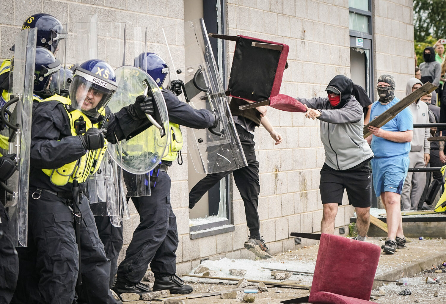 One of the winning News images by The BPPA’s Press Photographer of the Year for 2024 – Danny Lawson